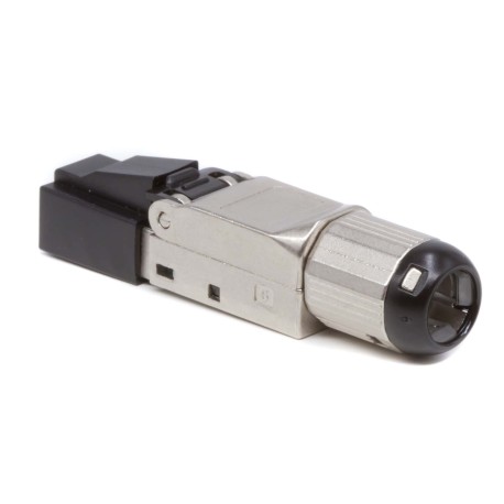 RN6RJ45FJ | Коннектор полевого монтажа (Tool Less) 8P8C CAT 6 экранированный-2