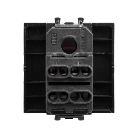 4412122 | Инвертор одноклавишный модульный, Avanti, Черный матовый, 2 модуля-2