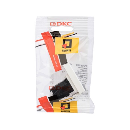 4400401 | USB 2.0 розетка модульная, тип А-А, "Avanti", "Белое облако", 1 модуль-4