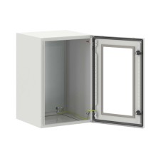 Корпус навесной STE с М/П с прозрачной дверью ВхШхГ 600x400x400 мм
