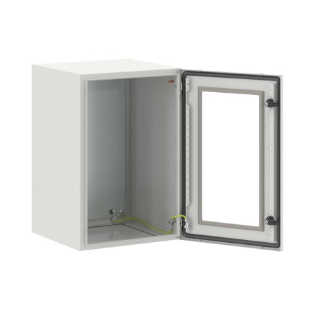 R5STEX0644 | Корпус навесной STE с М/П с прозрачной дверью ВхШхГ 600x400x400 мм