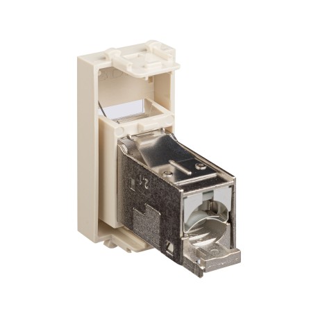 4405361 | Компьютерная розетка RJ-45 модульная, кат.5е экран, "Avanti", "Ванильная дымка", 1 модуль-3