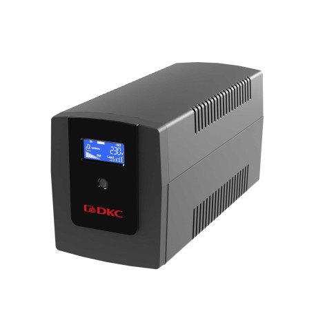 INFOLCD1500I | Линейно-интерактивный ИБП, Info, 1500VA/900W, 4xIEC C13, USB + RJ45, LCD, 2x8Aч
