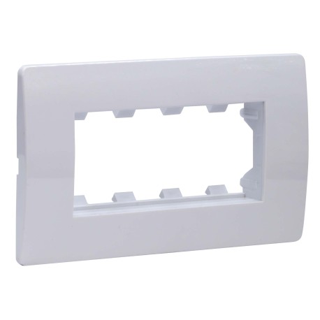 10245 | Каркас в сборе с рамкой под 4 модуля VIVA (для монтажа ЭУИ в коробки код 10143)-1