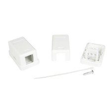 Универсальная розетка, 1 порт для модулей Keystone