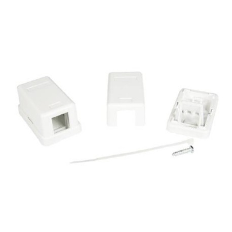 RNW1WH | Универсальная розетка, 1 порт для модулей Keystone
