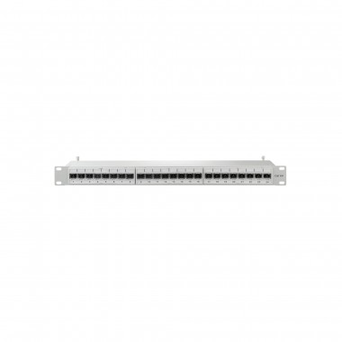 RN6APPF241 | Патч-панель 19", 1U, CAT6A, 24 порта RJ45, экранированная