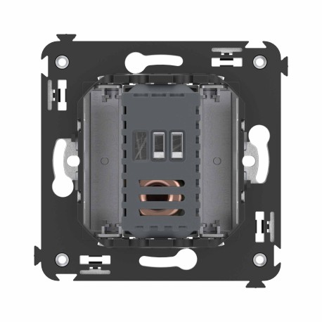 4404133 | Диммер поворотный в стену, "Avanti", "Закаленная сталь"-3