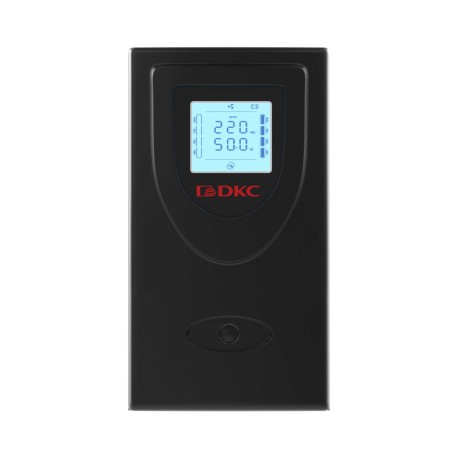 INFOLCD2000SI | Линейно-интерактивный ИБП, Info, 2000VA/1200W, 2xIEC C13, 2xSchuko, USB + RJ45, LCD, 4x9Aч-2