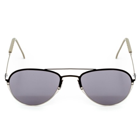 TCSFRA55010001 | Черные солнцезащитные очки из титана с серыми линзами. Модель 08-1