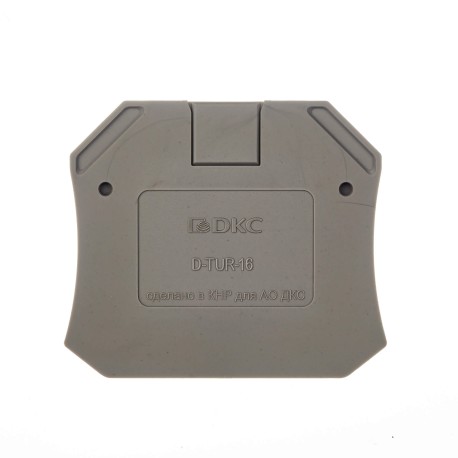 D-TUR-16 | Изолятор торцевой для клемм TUR-16