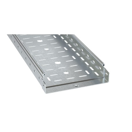 SPS23540ZL | Лоток перфорированный 400х35, L=2000, 1.0мм, цинк-ламельное