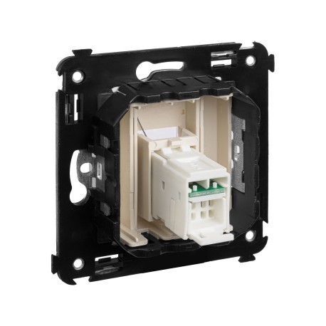 4405373 | Компьютерная розетка RJ-45 в стену, кат.6А одинарная, Avanti, Ванильная дымка-3