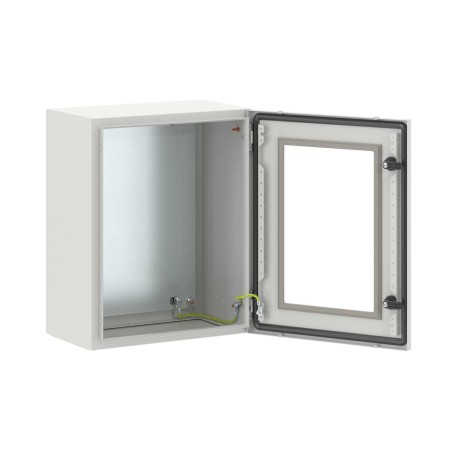 R5STEX0549 | Корпус навесной STE с М/П с прозрачной дверью ВхШхГ 500x400x250 мм