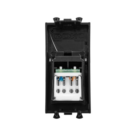 4412461 | Компьютерная розетка RJ-45 модульная, кат.5е, Avanti, Черный матовый, 1 модуль-2