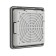 R5RF08B | Вентиляционная решетка с фильтром RF 112x112 мм, IP54, RAL9005