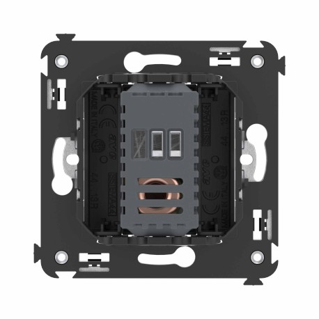 4412133 | Диммер поворотный в стену, Avanti, Черный матовый-3