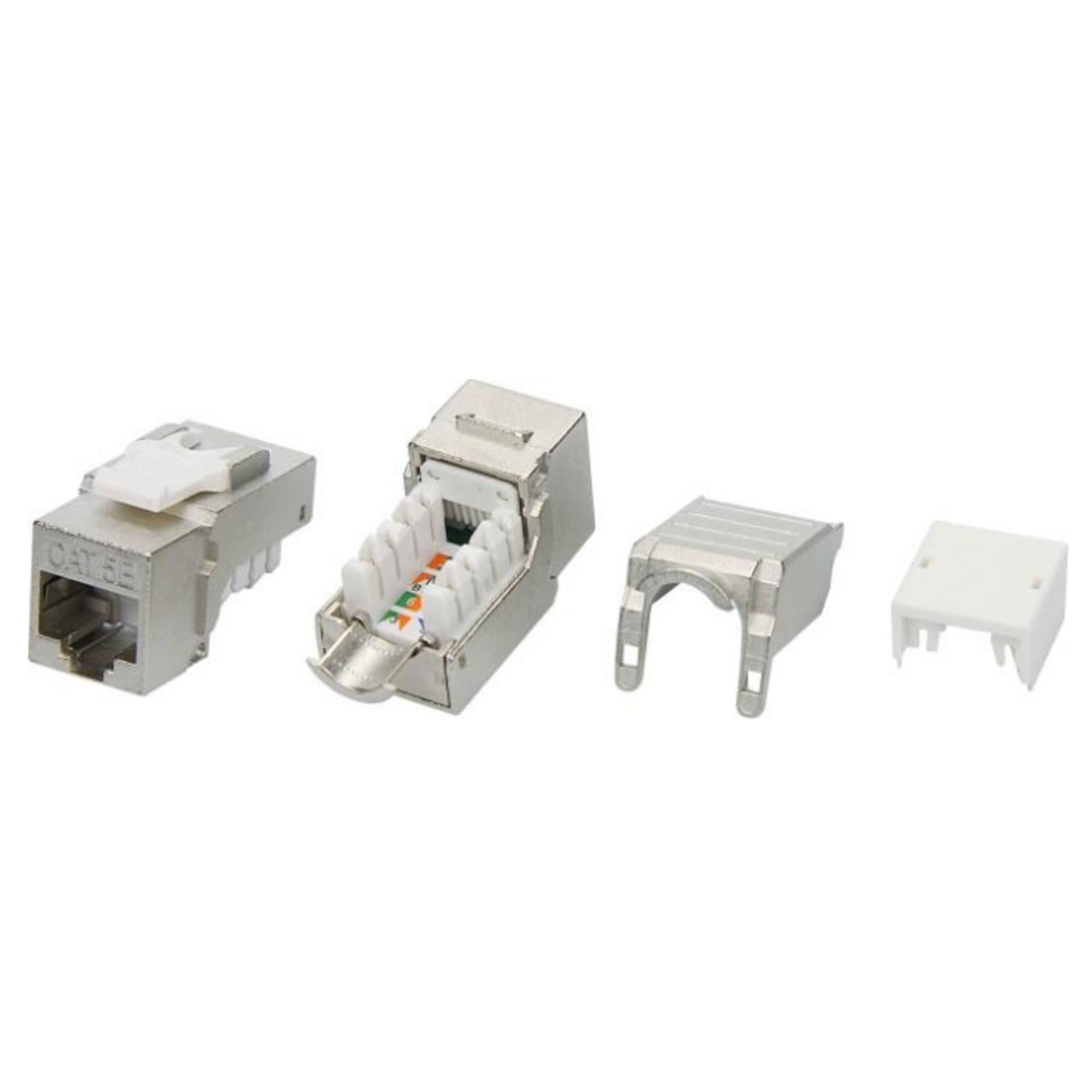 RNK5EF90SL | Модуль Keystone RJ45 CAT 5E экранированный (STP), 90 ...